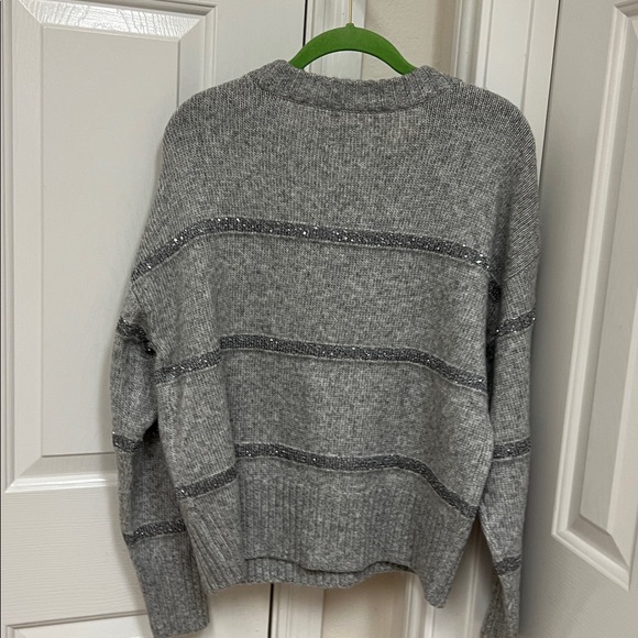 Gray Striped Women's Sweater Sonoma - Picture 4 of 4
